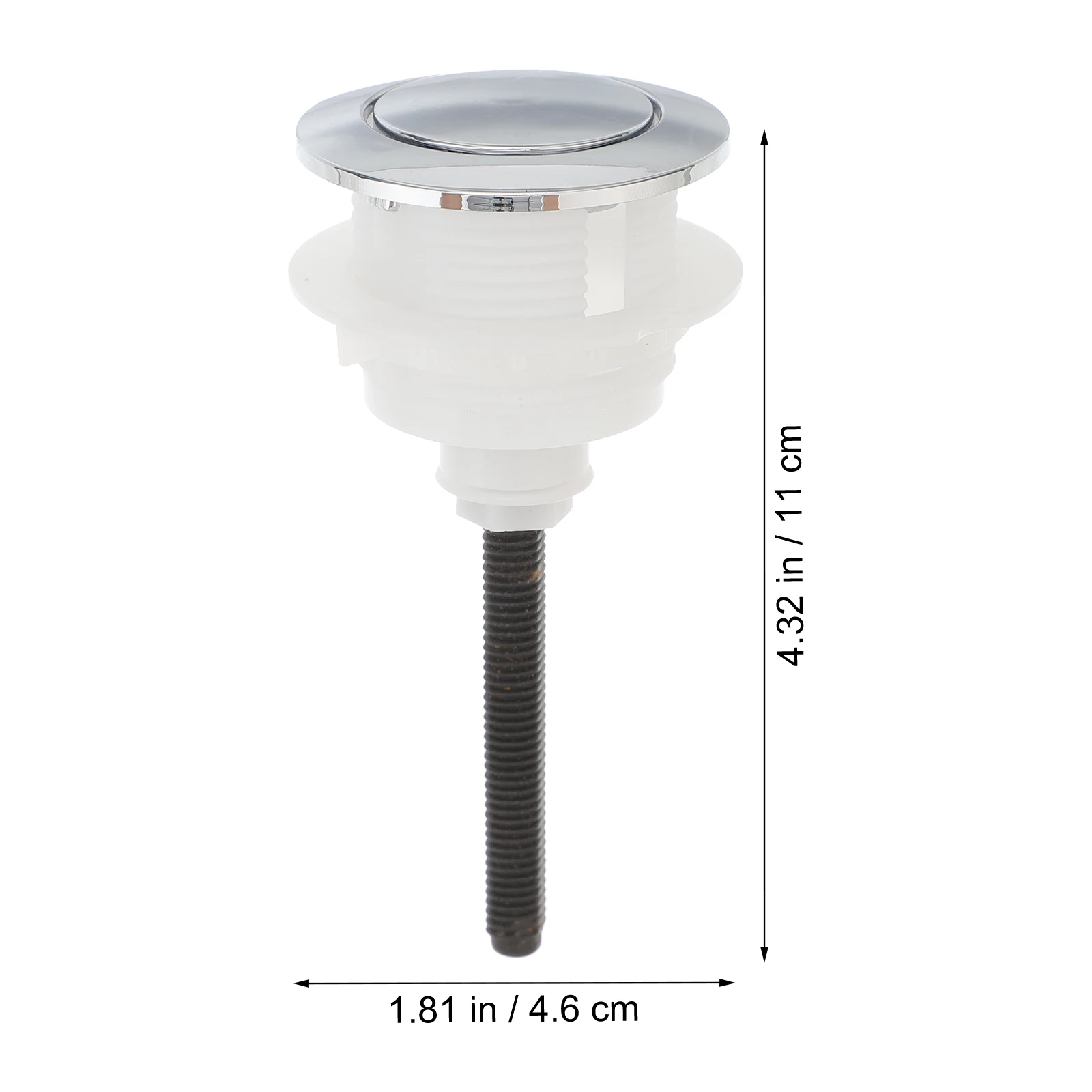 Унитаз одинарный кнопочный выключатель для мытья унитаза задняя крышка