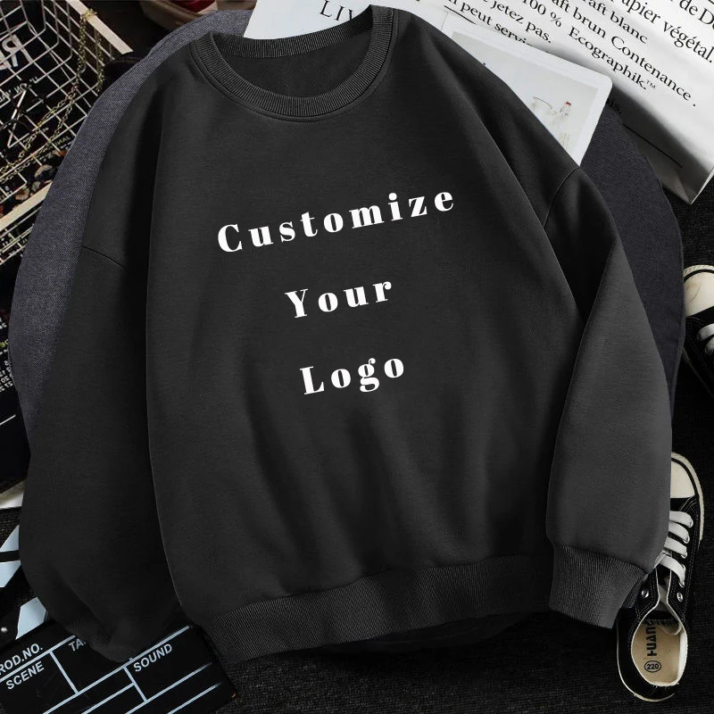 2023 Hoodie Customize Logo Make  Pattern Man Woman Autumn O Neck Sweatshirts Fashion Graphic Clothing Tops Multicolor Hoody