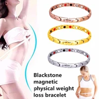 braided magnetic bracelet for men women weight loss energy therapy magnet bracelet health care