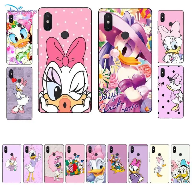

Daisy Duck Pink Anime Phone Case for Xiaomi mi 5 6 8 9 10 lite pro SE Mix 2s 3 F1 Max2 3