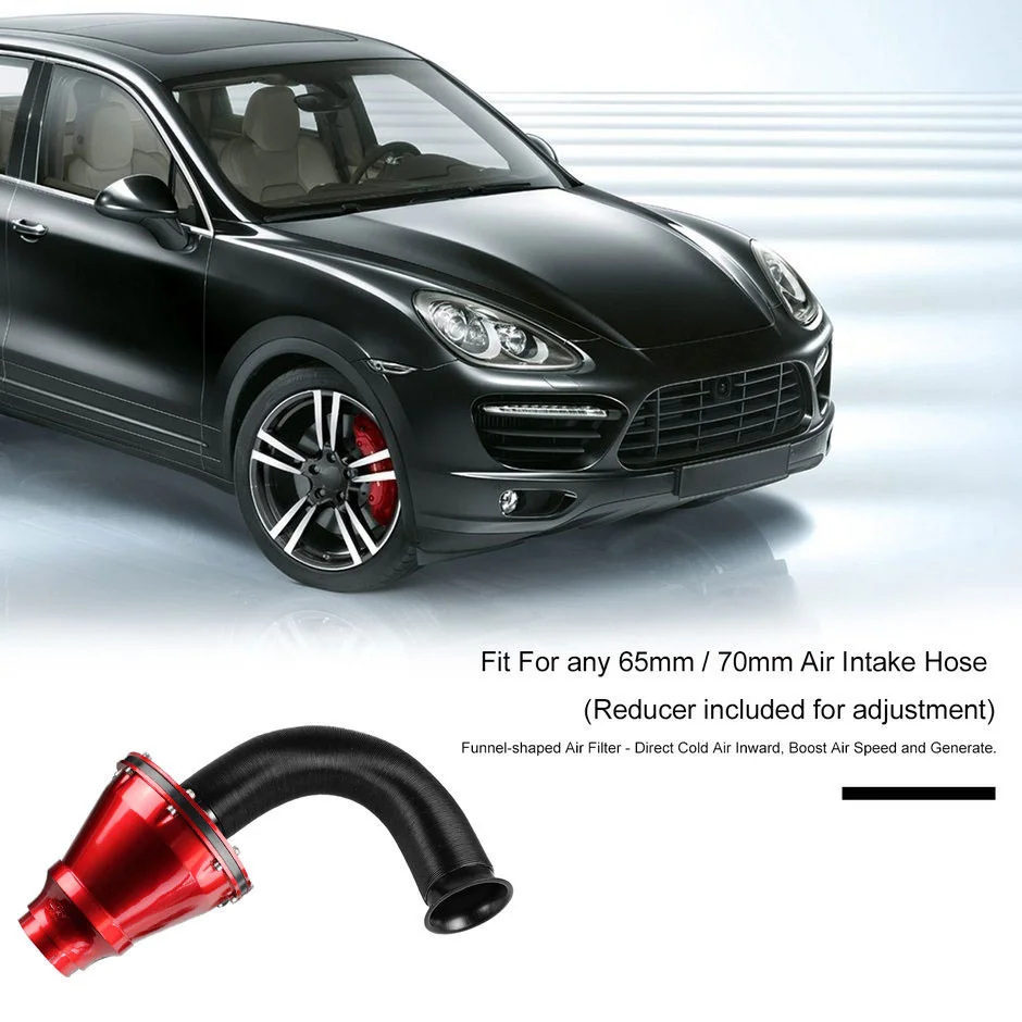 Автомобильный Универсальный воздушный фильтр 76 мм с грибовидной головкой