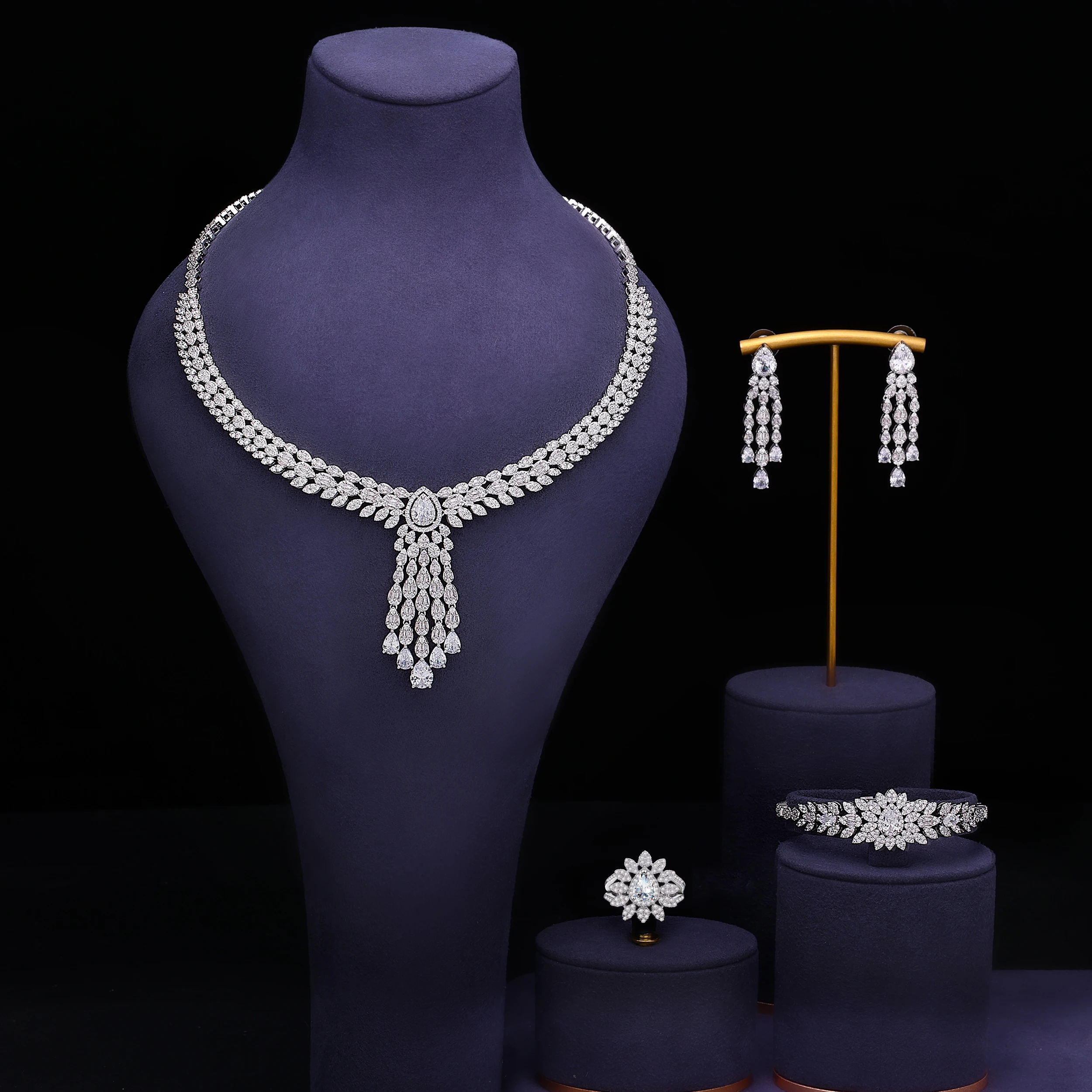 Новинка 2024 Свадебный комплект из 4 предметов для невесты полный женский Комплект