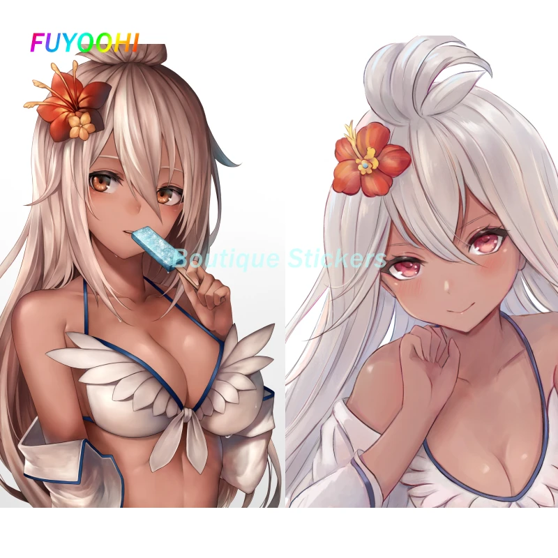 

FUYOOHI Exterior/Protection Boutique Stickers Zooey Granblue Fantasy Individual Car Sticker Waterproof Sunscreen Vinyl Decals
