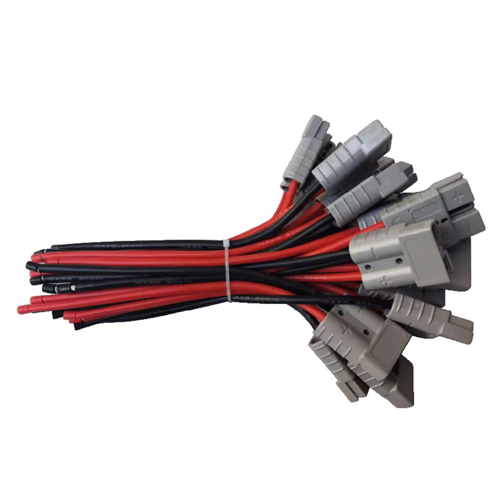 

1pcs 50A 120A For Anderson Plug Extension Cord Forklift Battery Bharging Connector 600V For Power Supplies Solar Accessories