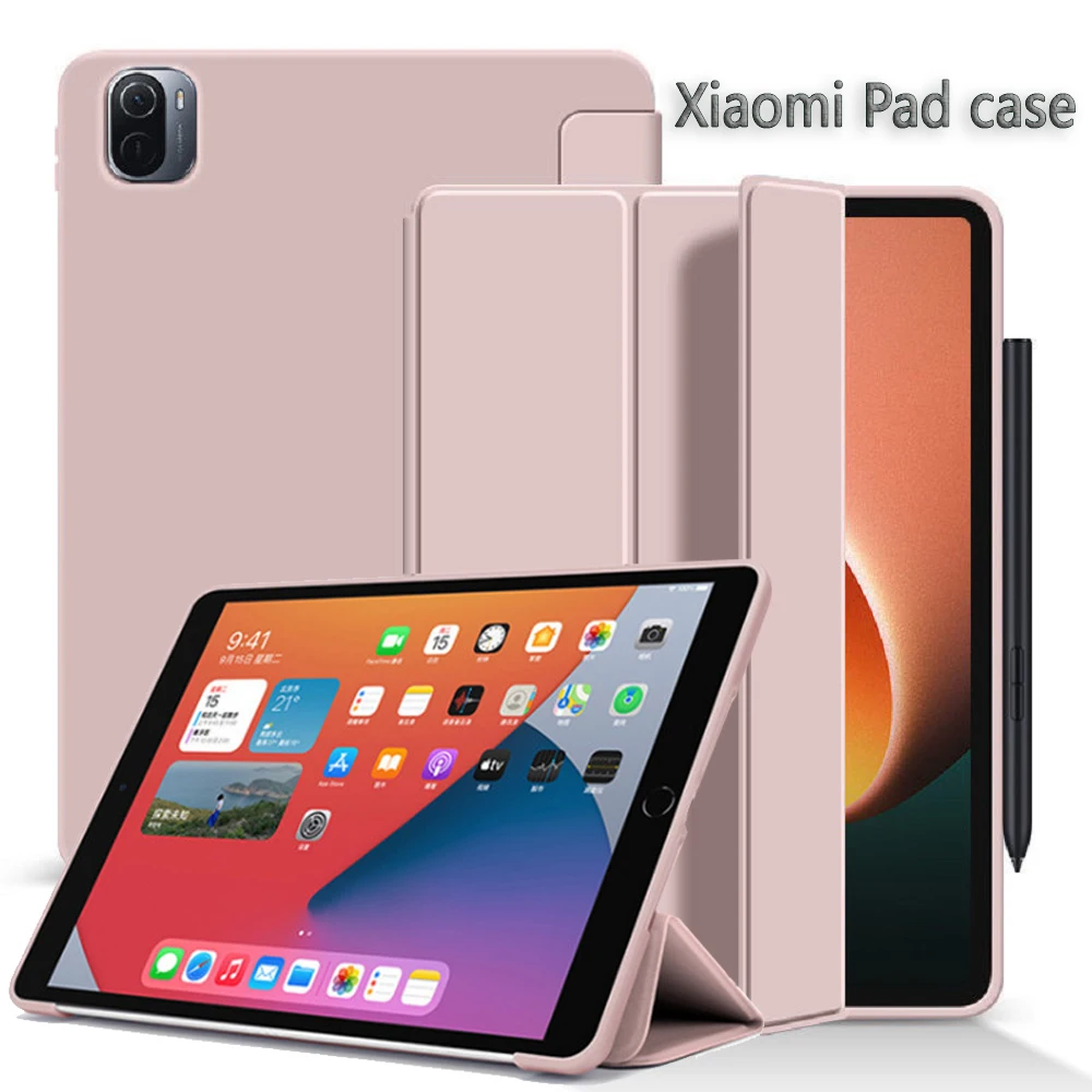 

Smart Cover for Xiaomi Pad 6/Pad 6Pro 11" Funda Pu Leather Tri-fold Stand Case for Xiaomi Pad 5/Pad 5Pro Auto Sleep/Wake Coque