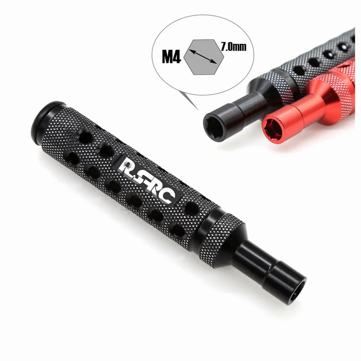 

RC Cars M4 Lock Wheel Nut Sleeve Wrench Tools for 1/10 Truck Off-Road Model Tire Remote Control Car