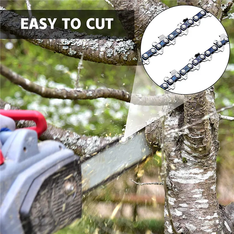

Electric Chainsaw Chain with Guide Plate High Quality Mn Steel Wear Resistance Home Garden Tools Accessories