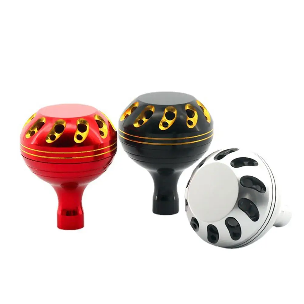 

1PC Hollow Knob Grip Lightweight Removable Aluminum Alloy Rocker Arm Knob Handle For Low-profile Reel Spinning Fishing Reel