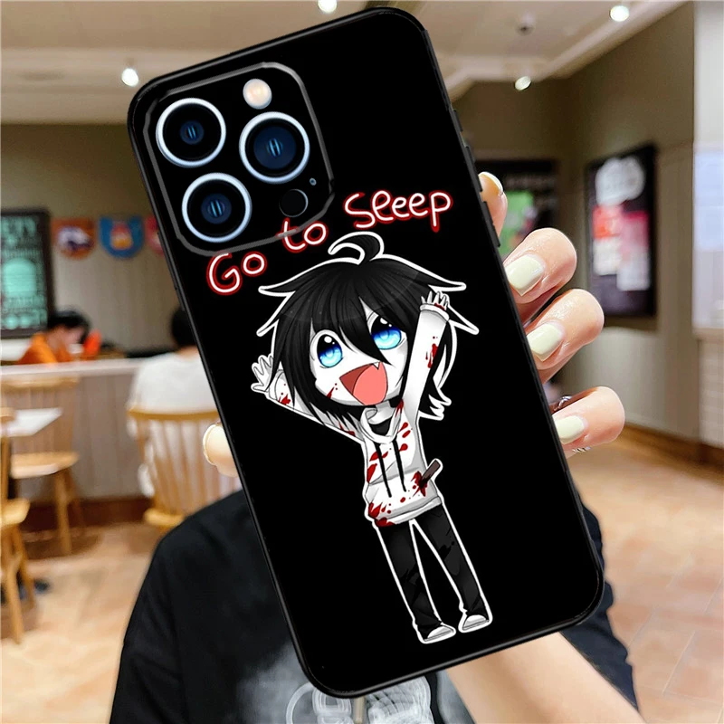 Чехол с аниме Jeff The Killer для iPhone 12 Pro Max 13 Mini 11 XS X XR 6S 8 7 Plus SE 2020 чехол |