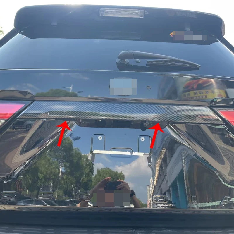 ABS задняя дверь крышка багажника отделка внешняя молдинг аксессуары наклейки для