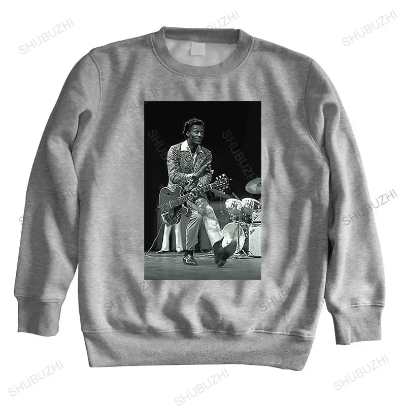 

Men sweatshirt spring black hoodie Brand Clothing Chuck Berry Music punk rock new arrived men cotton fashion hoody casual tops