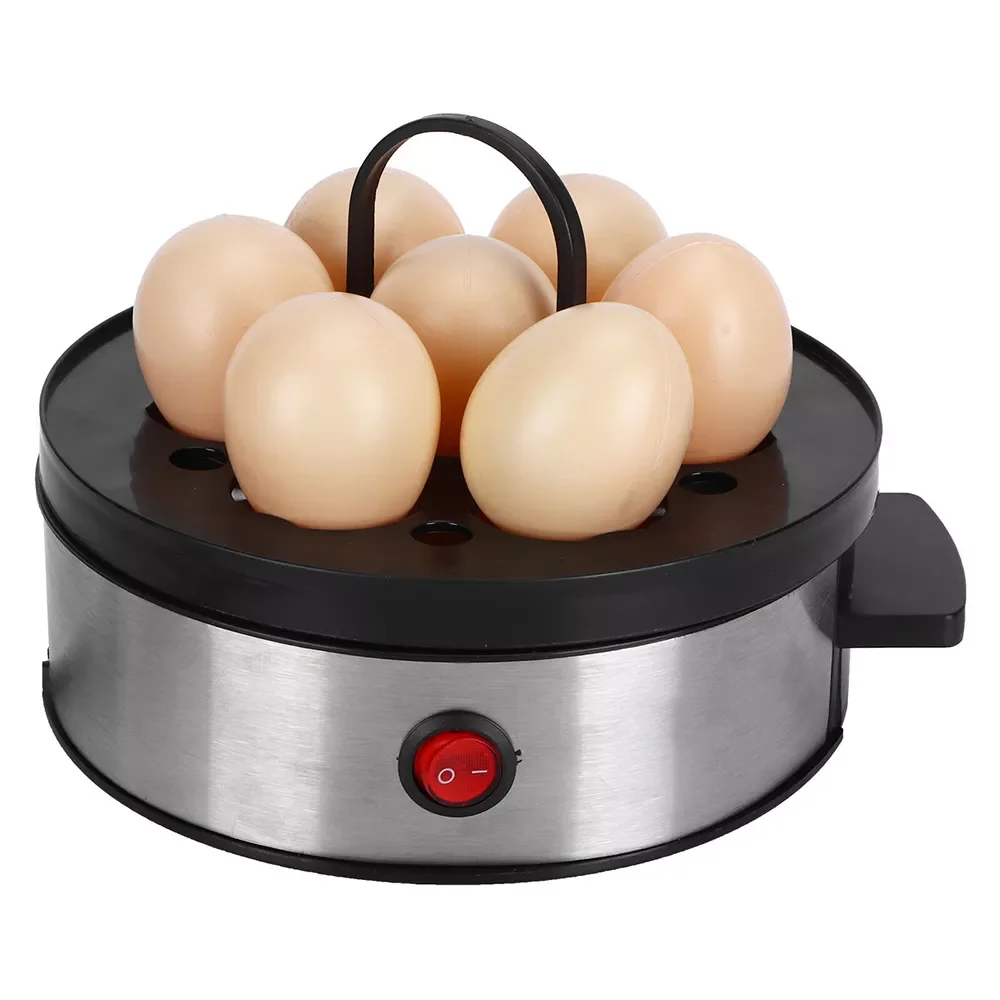 

EU Plug Mini Egg Steamer Stainless Steel Breakfast Machine Dormitory Household Egg Cooker UtensLios De Cozinha
