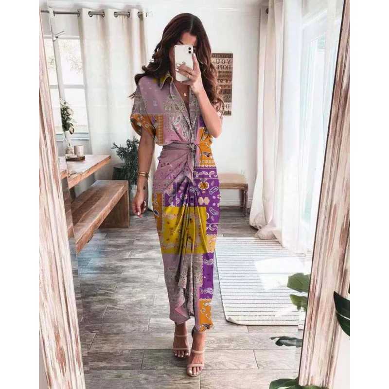 

Lace up Sleeveless Slim A- line Sexy Party 2021 Summer New Shirtdress Fashion Print Dress 12 Flower Size 4 Skinny Mini Dress You