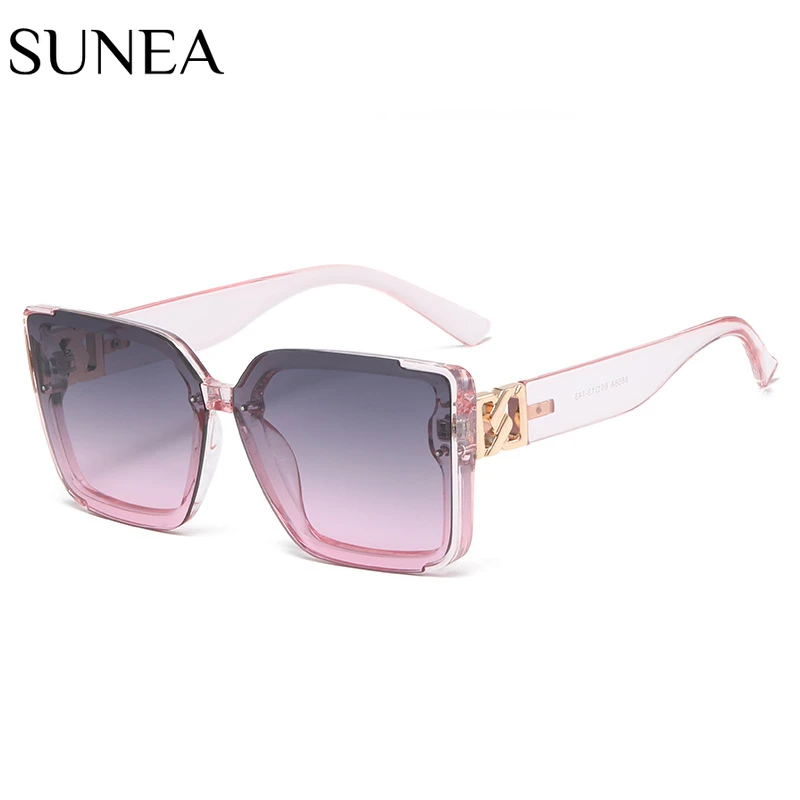 

Retro Square Women Sunglasses Fashion Oversized Female Eyewear Trending Luxury Design Sun Glasses Shades UV400