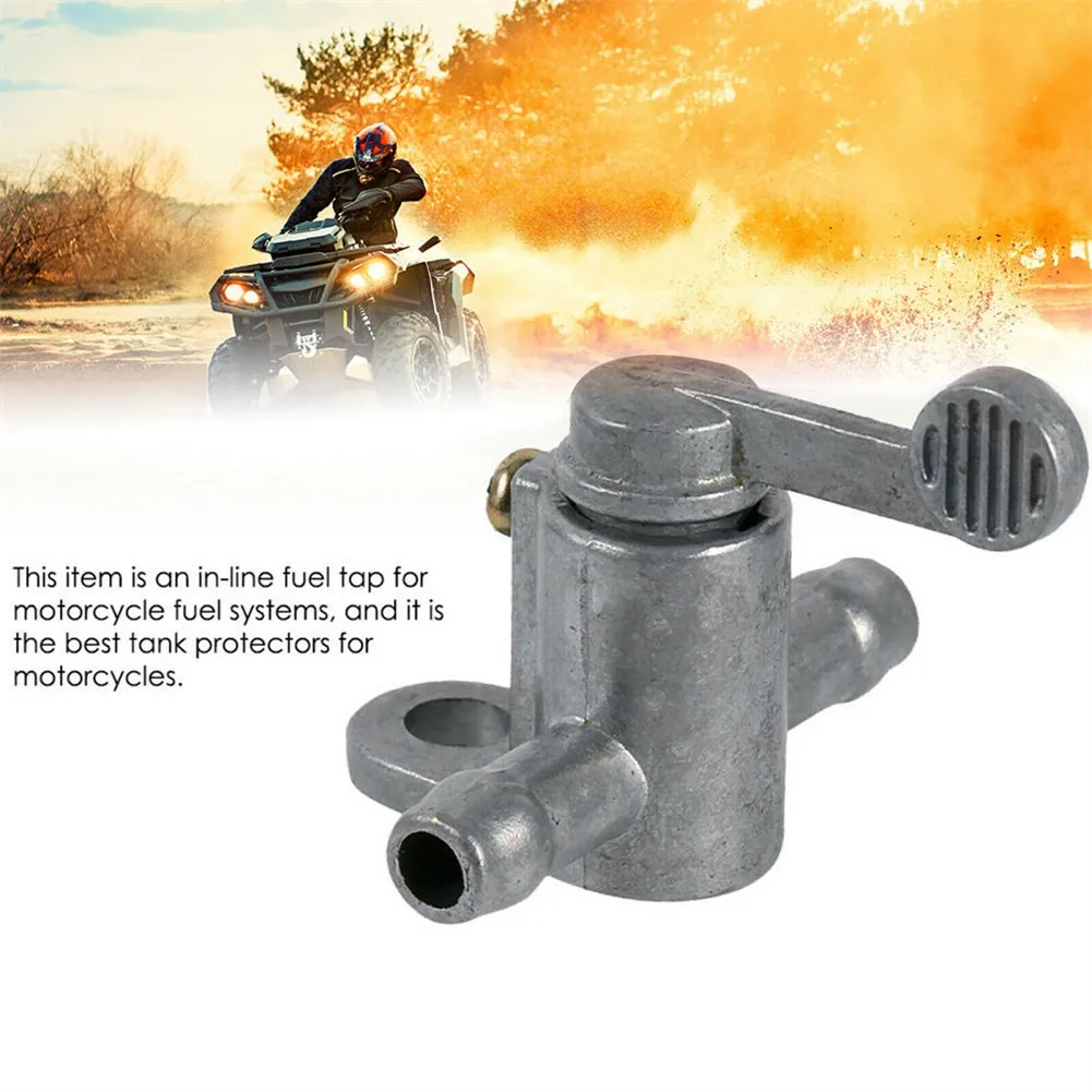 

Silver For Dirt Bike ATV 1.6'' X1.8'' Petcock Switch 1pcs 5/16''