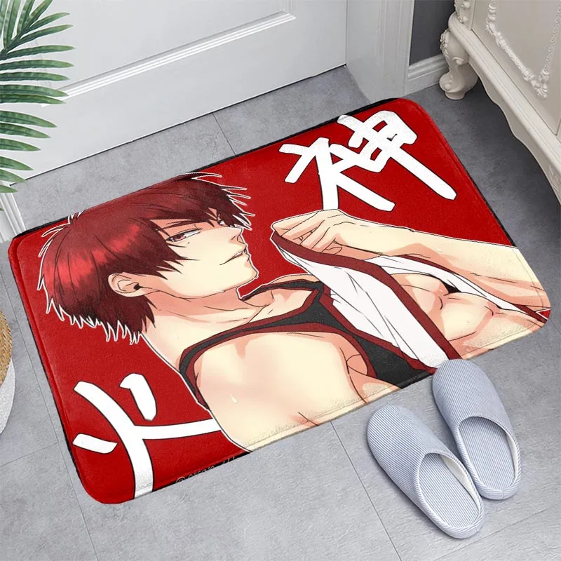 

Коврик для пола/ванной/кухни/пляжа Kuroko no Basuke, фланелевый коврик из губчатой ткани с напечатанным ворсом, украшение на заказ для спальни