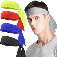 headbands for men and women outdoor sports fitness headbands sweat absorbent headbands 2022 elastic yoga sports headbands