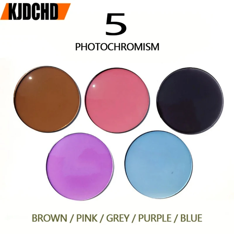 Фотохромные линзы KJDCHD с мультифокусом прогрессивная Фотополимерная фотография