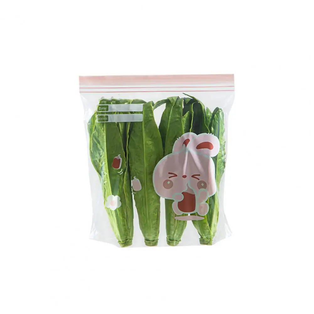 

Tear Resistant Food Bag Reusable Food Grade Zipper Bags for Leakproof Storage 15/20/30pcs Thickened Bags for Fridge for Fruit