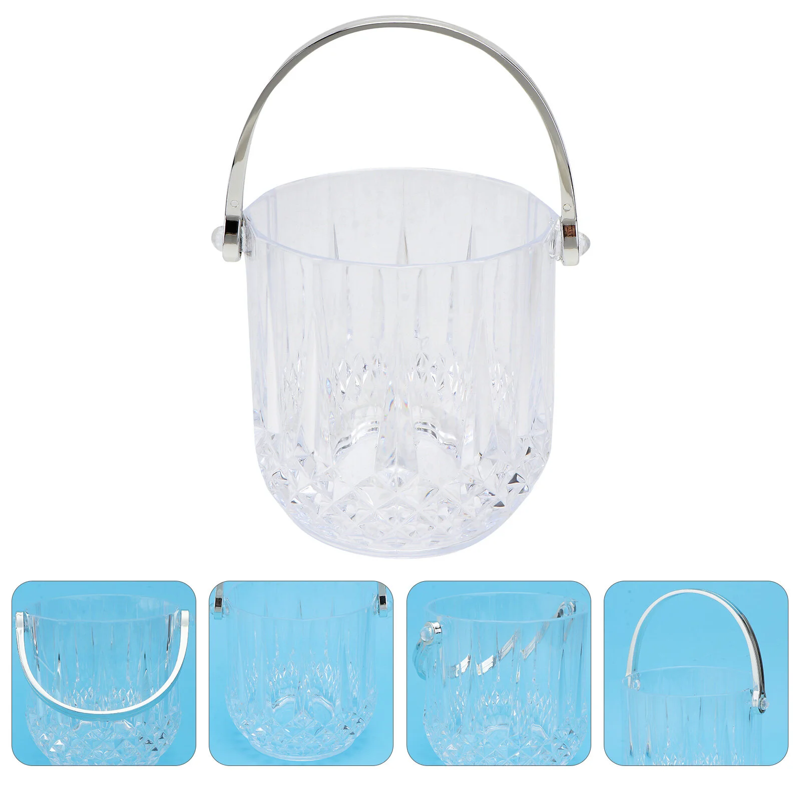 

Стеклянный контейнер для хранения еды, Акриловая банка, портативный террариум