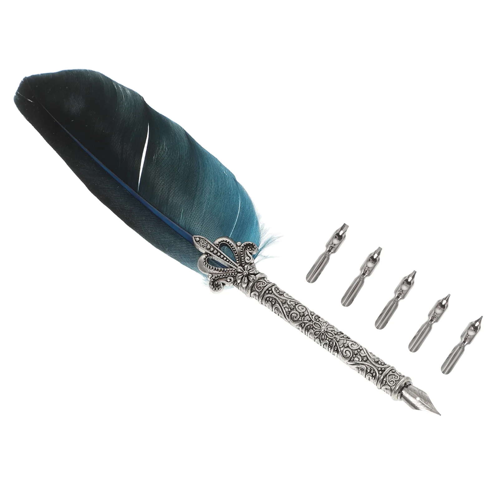 

Pen School Dip Writing Drawing Fountain Painting Quill Replacement Nibs 5 Tips Adult Calligraphy Office Supplies Gifts