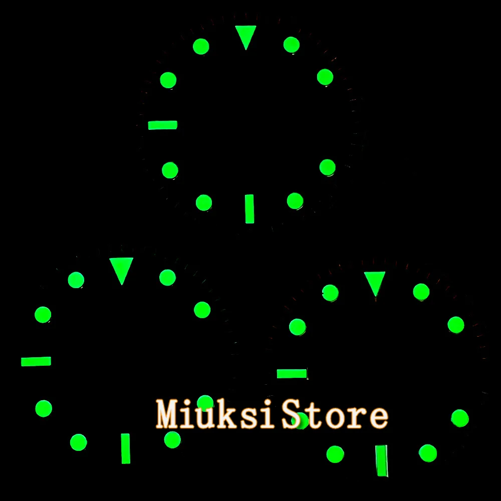 NH35 29 мм Циферблат часов Стерильный Черный Оранжевый Зеленый Желтый Светящийся