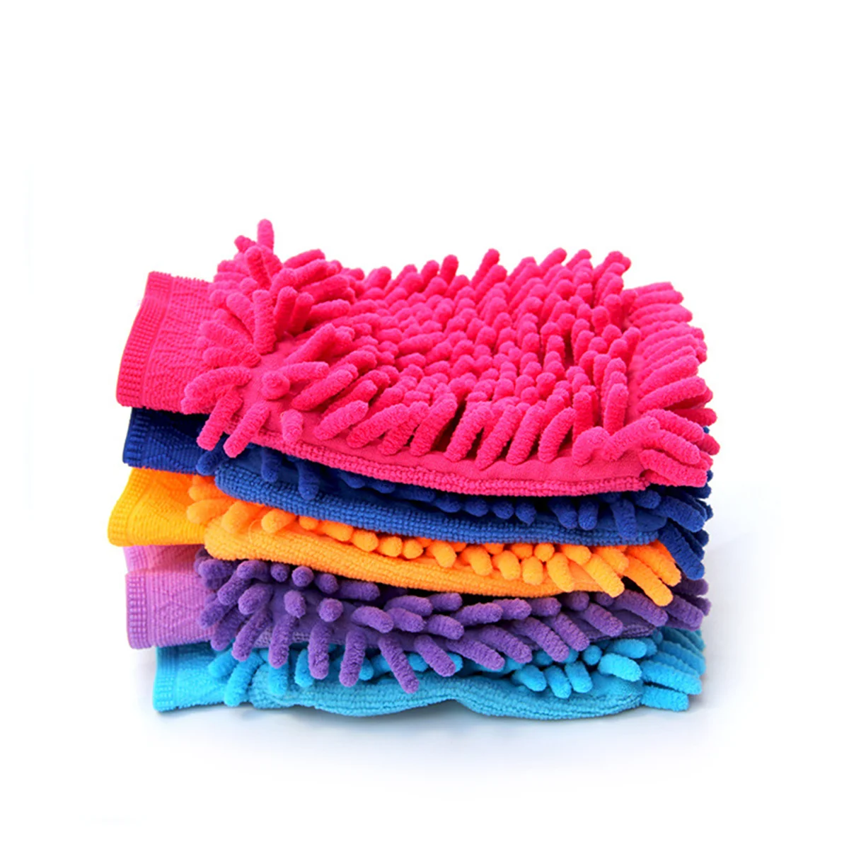 

Ultra-soft Single Sided Auto Cleaning Gloves for Household Cleaning Truck