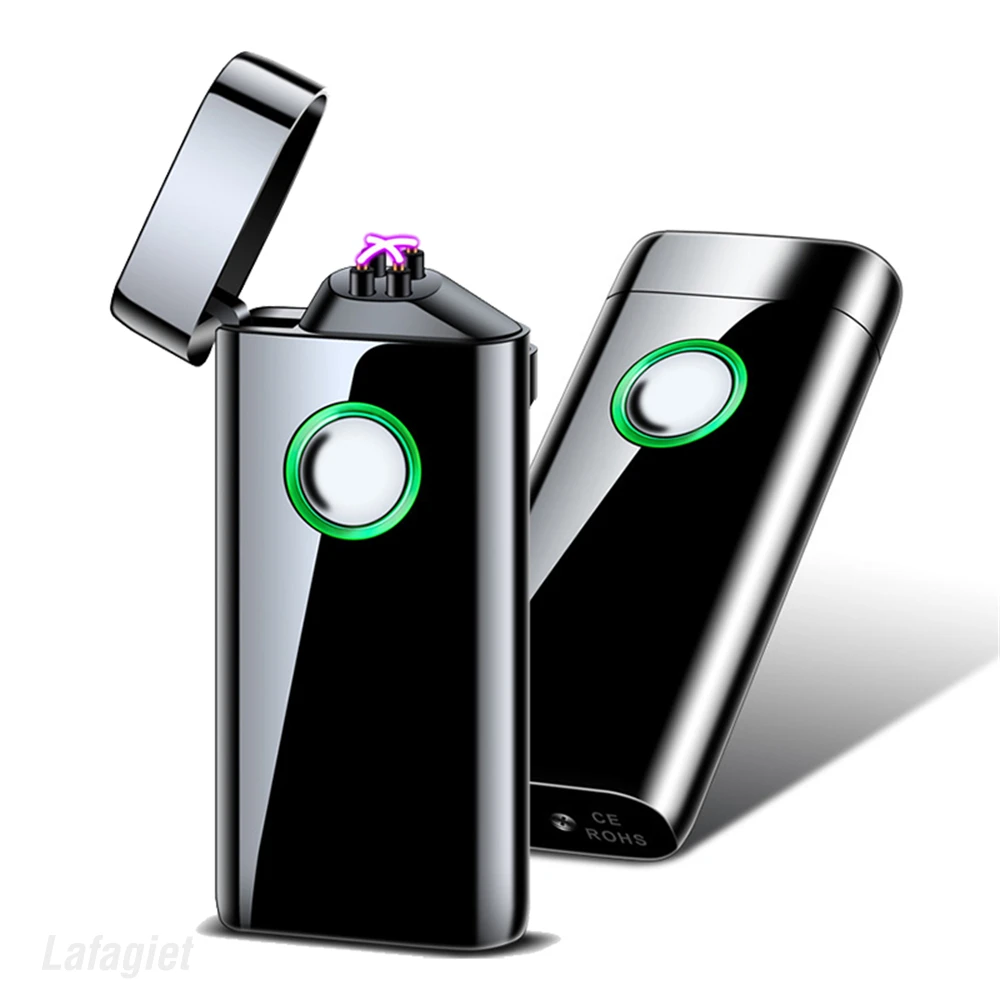 

USB-зажигалка с двойной дугой, 4 режима работы