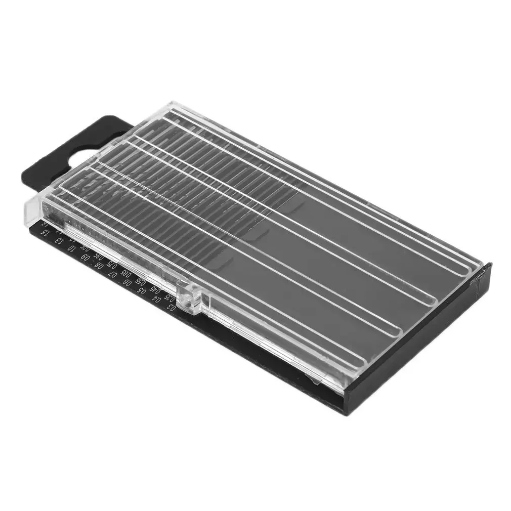 

High Quality 20Pcs/set 0.3mm-1.6mm Mini HSS Metalworking Power Tool Professsional High Speed Steel Twist Drill Bit Set With Case