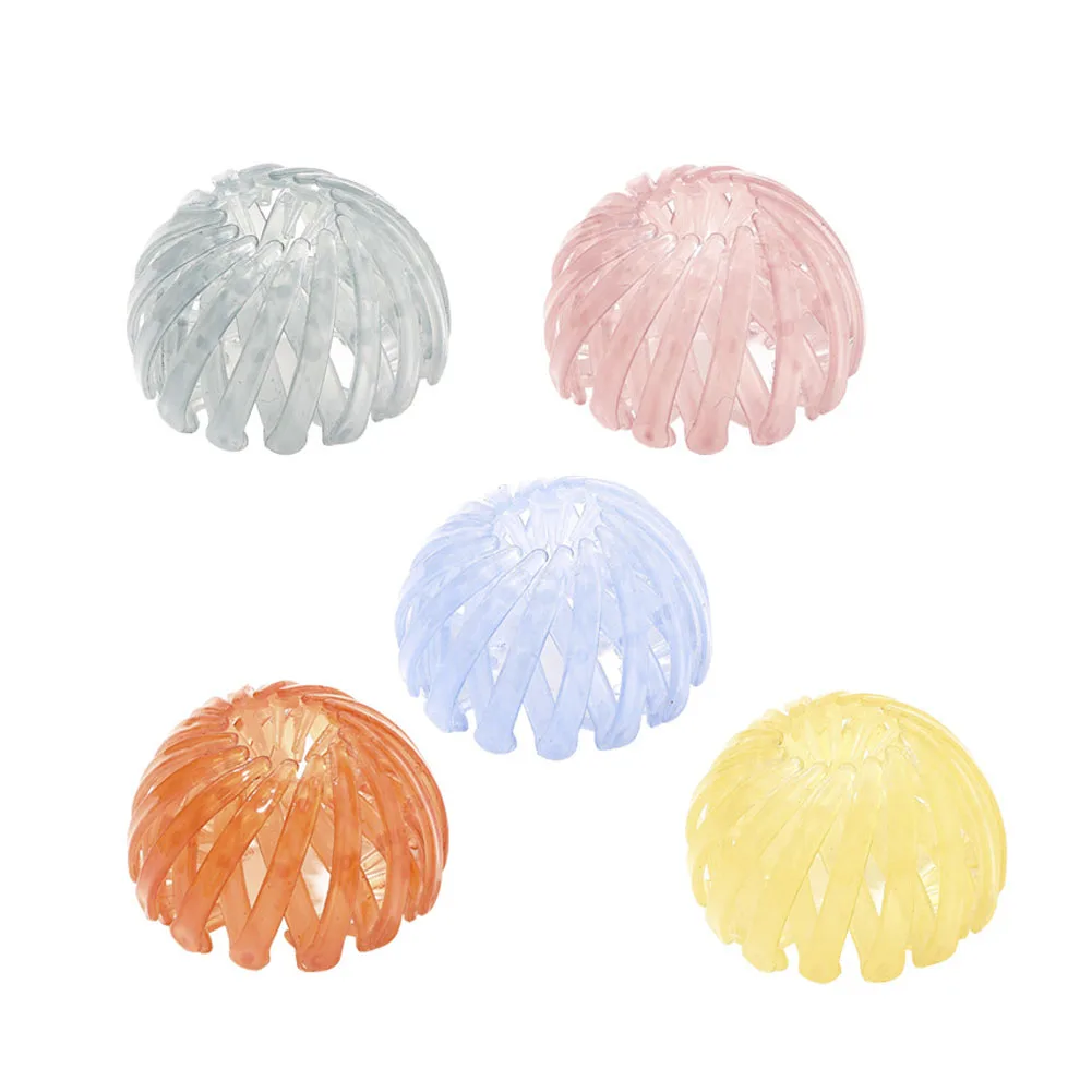 

Fashion Women Plastic Bun Hair Claw Horsetail Buckle Hair Clip Bird Nest Expanding Hair Accessories Ponytail Hair Accessories