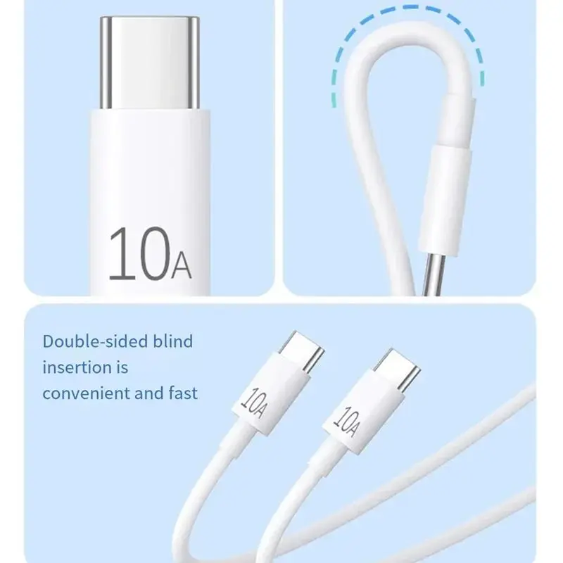 120 Вт 10 А двойной USB-C к типа C сверхбыстрая зарядка кабель для передачи данных iPhone15
