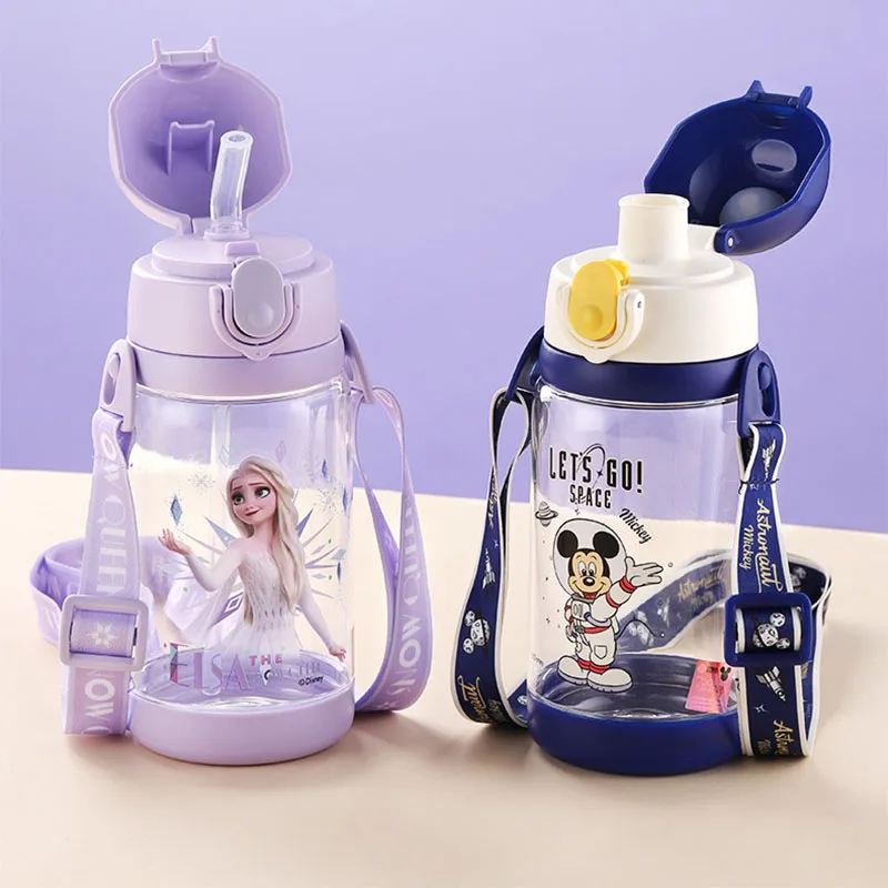 Милая соломенная бутылка для воды с Микки Маусом Диснея чашка напитков