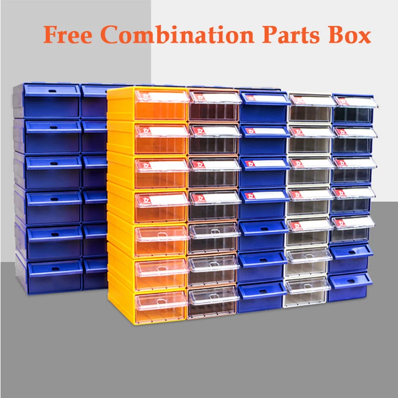 Plastic Components Divider Storage Box Hardware Parts Tools Case Screw Nail Beads Container Sorting Box for Lego Building Blocks