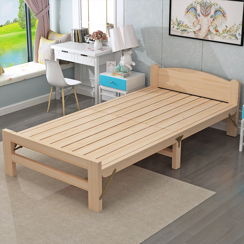 

Loft Outdoor Day Bed Space Saving Single Multifunctional Wood Folding Bed Frame Living Room Modern Cama Plegable Home Furnitures