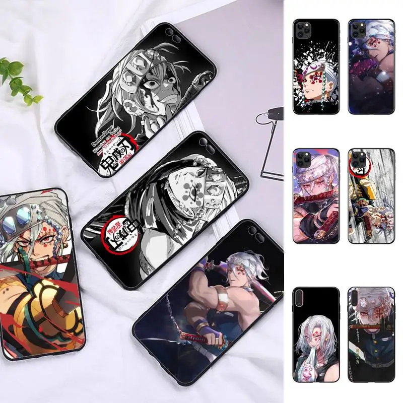 

Demon Slayer Uzui Tengen Phone Case for iPhone 11 12 13 Mini Pro Max 8 7 6 6S Plus X 5 SE 2020 XR XS Funda Case