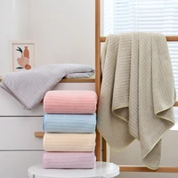 70140cm microfiber bath towel coral velvet super absorbent beach towels soft quick drying body wrap shawl bathrobe for bathroom