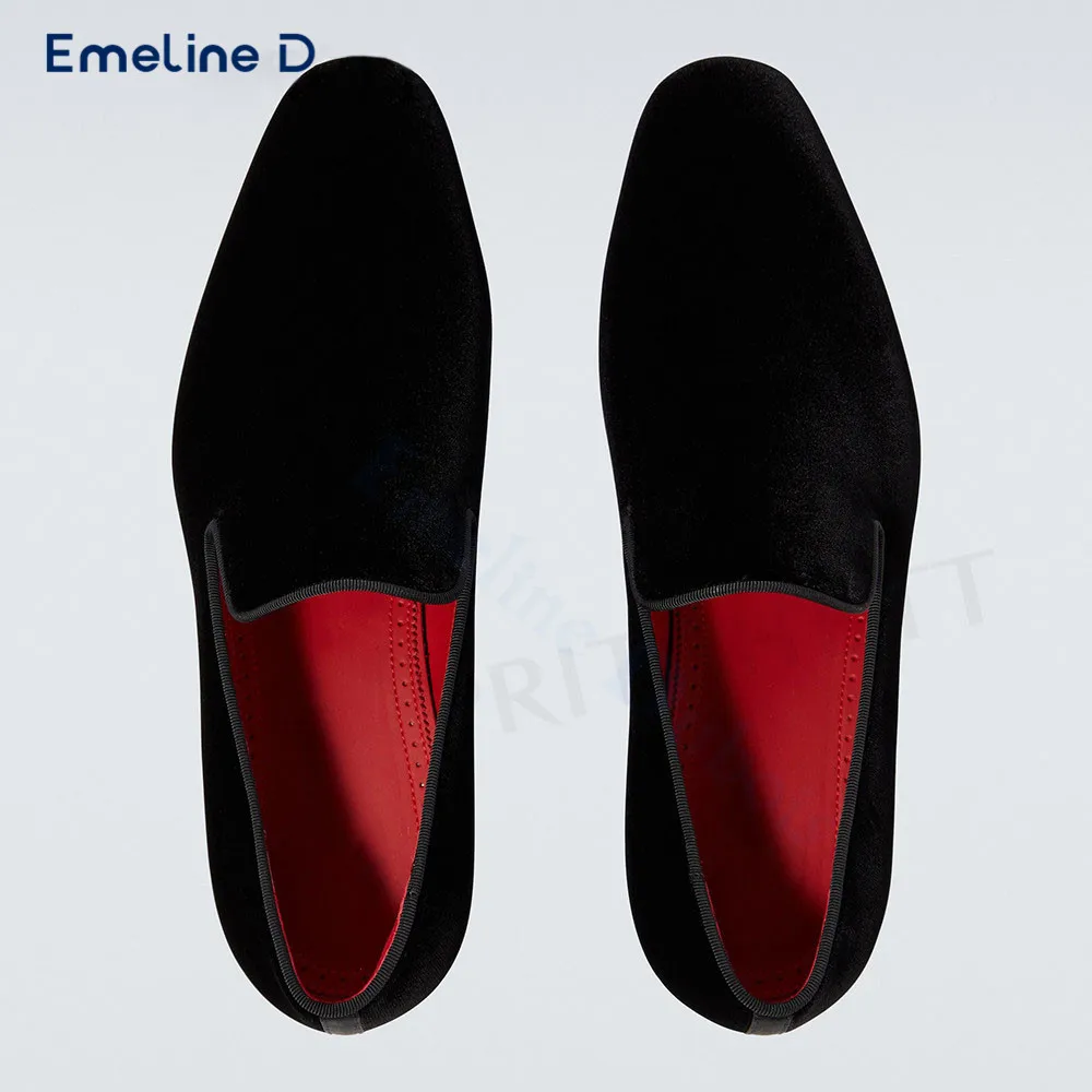 Черные замшевые однотонные лоферы высокого качества деловая повседневная обувь