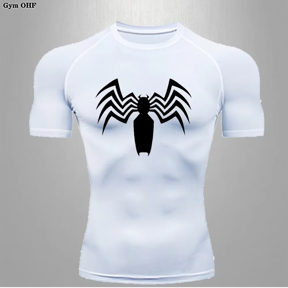 Мужская компрессионная футболка для бега плотная спортивная рубашка с длинным