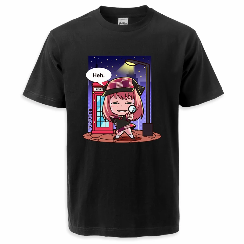 

2023 Summer SPY X Family Anime Kawaii T-Shirts For Mens Tops Tees Girl Anya Forger Tshirt Cotton Harajuku T Shirts Cotton Tops