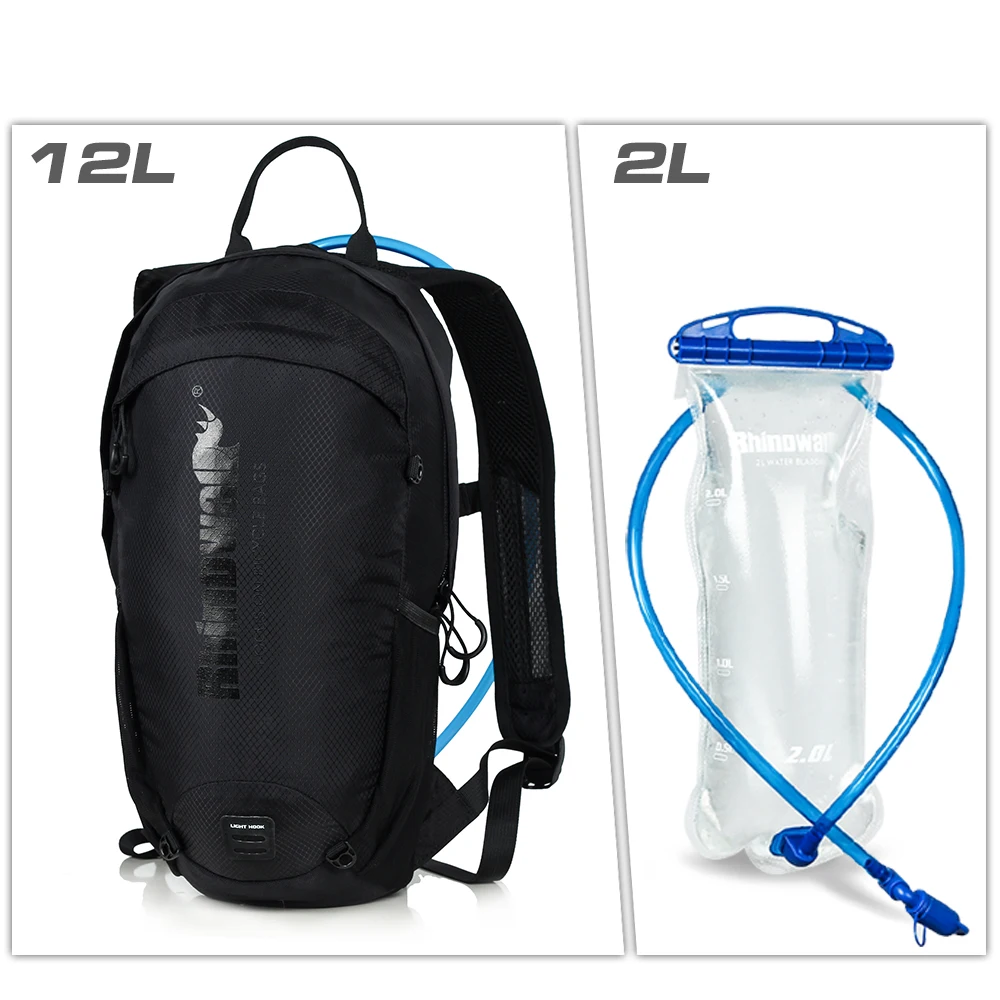 

Rhinowalk Рюкзак Для Езды На Мотоцикле 12 л + сумка для воды 2 л набор гидратационного пузыря большой емкости без бисфенола А водный Пузырь для пеших прогулок и бега