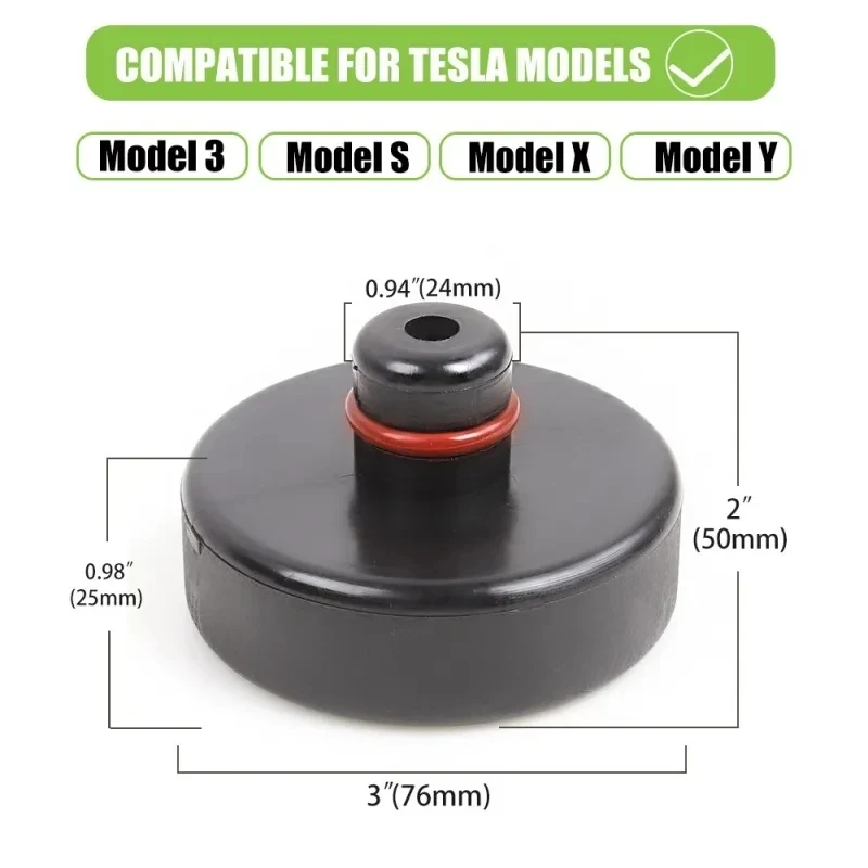 Подъемные подушечки для шасси ForTesla адаптер резиновые амортизатора модель 3/S/X/Y