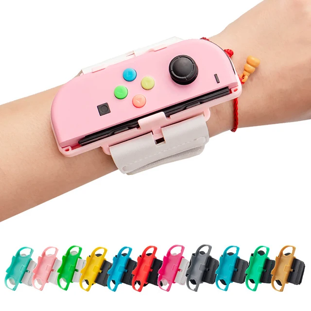 2Pcs Adjustable Game Bracelet Strap for Nintendo Switch Joy-Con Controller Wrist Dance Band Armband for Switch Oled Accessories 2