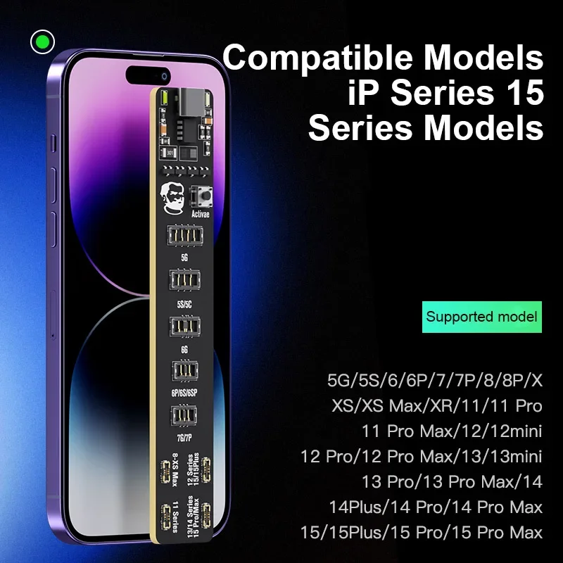 Батарейная панель MECHANIC F018 F009 для активации телефона 5-15 Pro Max