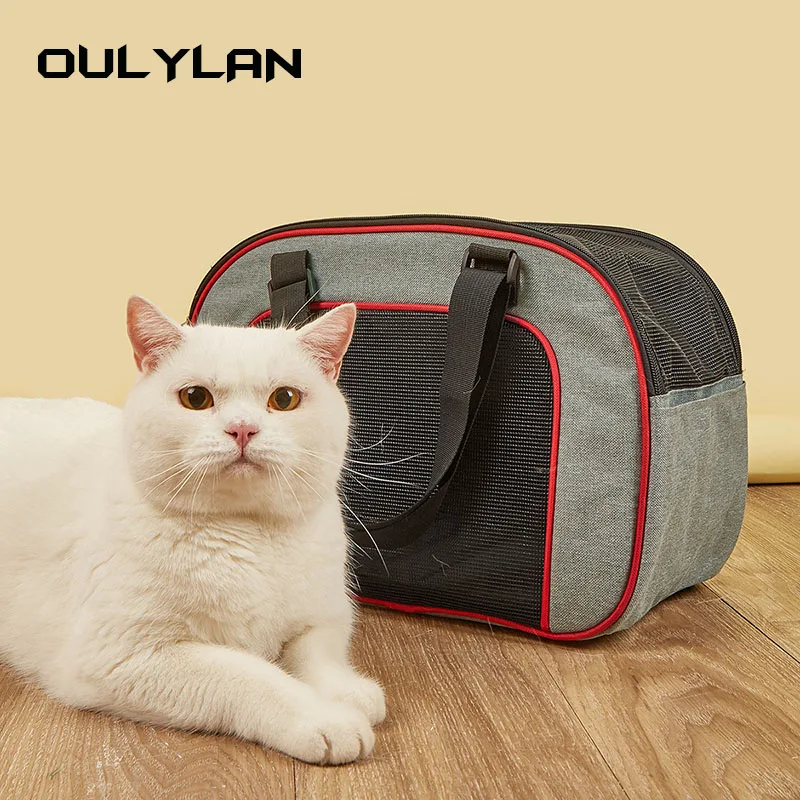 

Портативная переноска для кошек Oulylan, Воздухопроницаемый рюкзак в виде космической капсулы для питомцев, сумка-мессенджер для кошек и собак