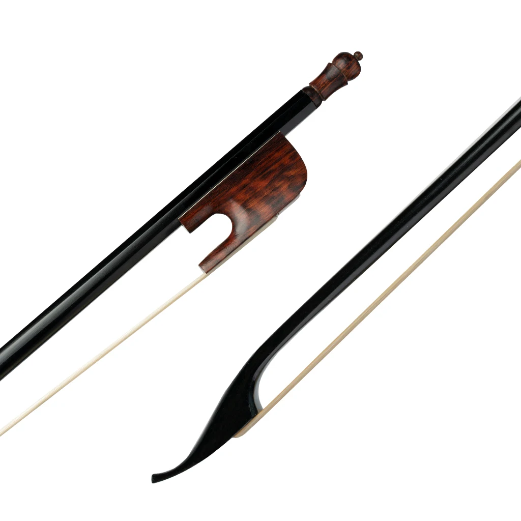 LOOK 2PCS 4/4 Baroque Style Violin Bow Carbon Fiber Bow W/ Snakewood Frog White Horsehair Durable And Lightweight enlarge