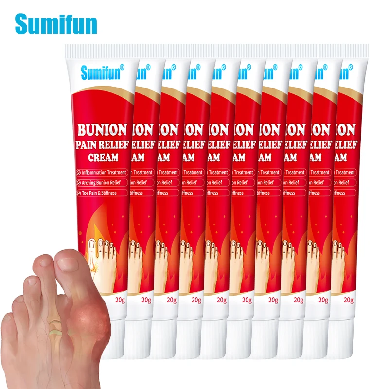 

10pcs Dropshipping Bunion Gout Pain Relief Ointment Toe Joint Valgus Corrector Cream Hallux Lumbar Arthritis Treatment Plaster