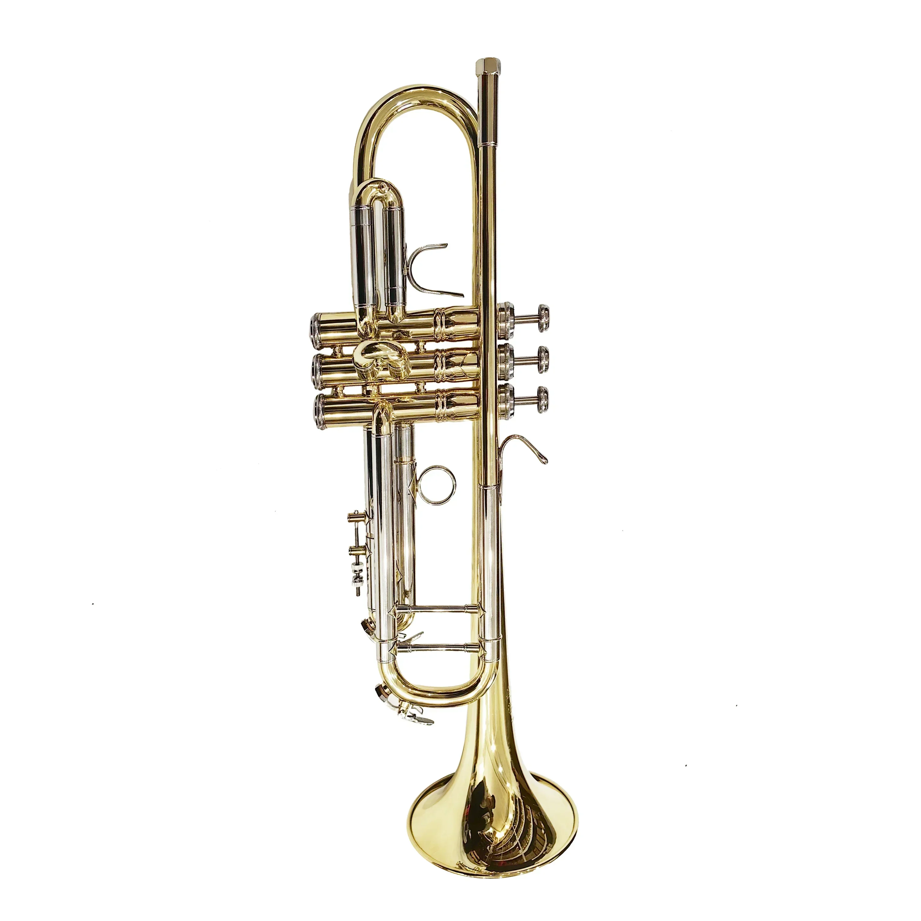 Профессиональная стандартная труба Латунная Труба с мундштуком для переноски