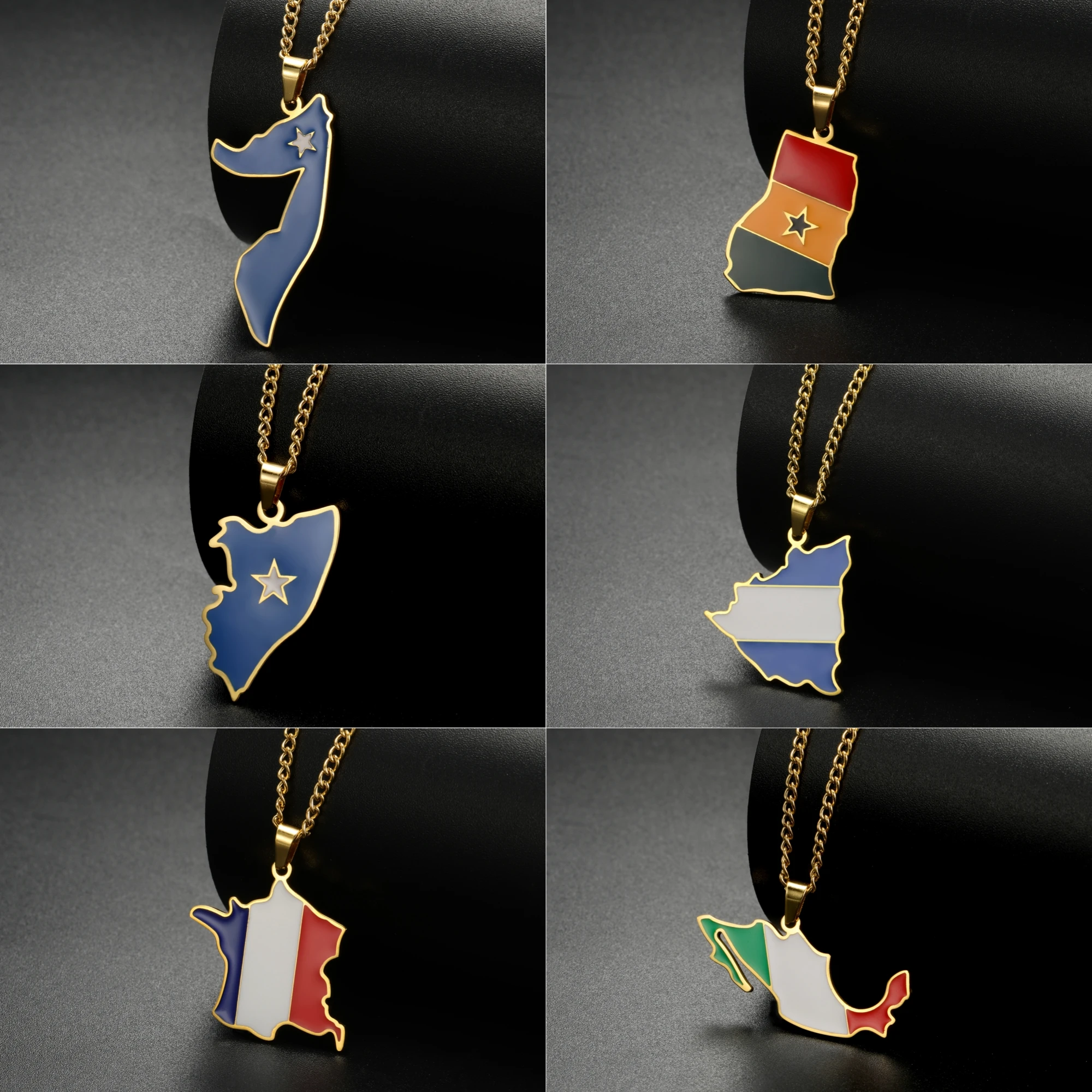 Подвеска Vassago с изображением мексиканской Франции Никарагуа поля острова Нассау