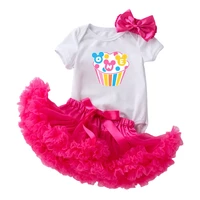 1st birthday outfit toddler baby girls bowknot tutu gown formal wedding party ball gown dress christening dress