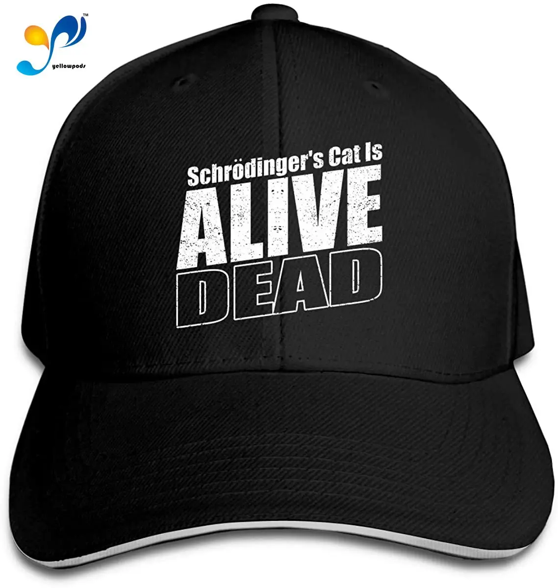 

Women's Boy Fashion Pointed Cap Hunting Cap Schrodinger's Cat Alive Dead 2
